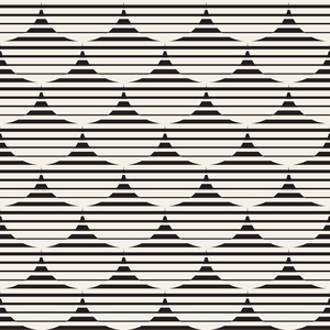 平铺抽象矢量图案无缝圆形的线条.抽象的几何背景设计.