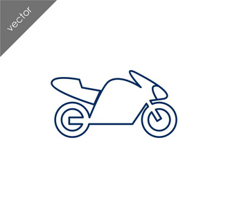 赛车摩托车图标