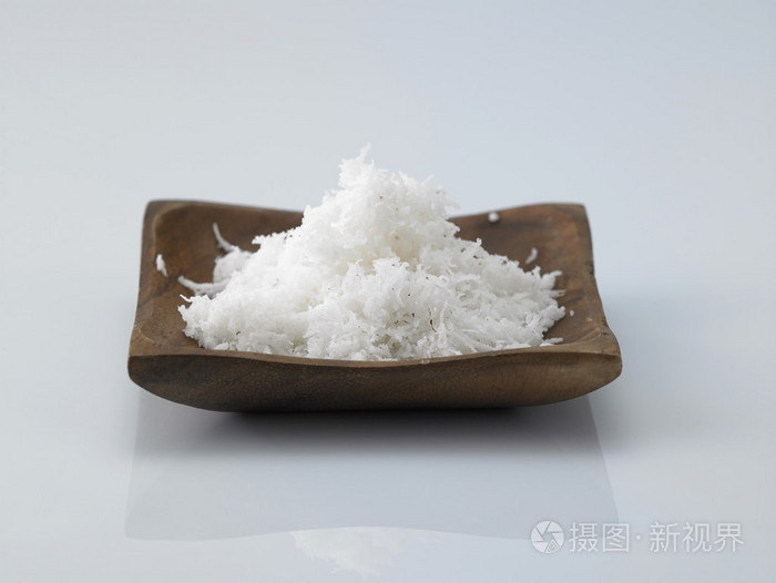 新鲜的椰丝
