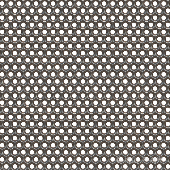 无缝金属网格纹理.金属的背景.孤立对白色