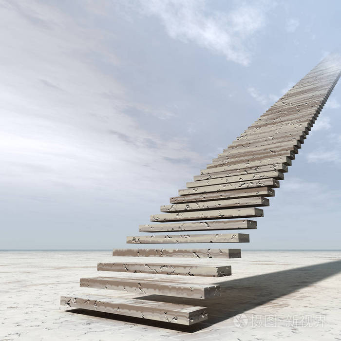 天堂的插画阶梯