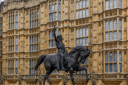 理查王的雕像我 (狮心王理查德) 外侯照片