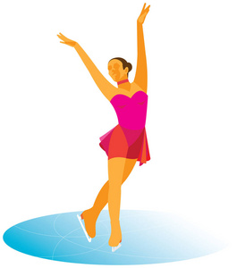 兔子的花样滑冰运动员图片-兔子的花样滑冰运动员素材-兔子的花样滑冰