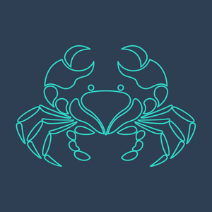 插图螃蟹标志矢量符号图标插图螃蟹标志矢量图标设计螃蟹标志矢量