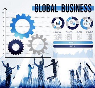 全球商业企业概念