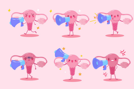 可爱的卡通子宫照片