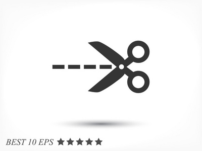 剪刀虚线符号图片
