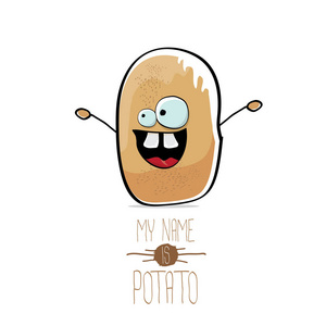 漫画卡通马铃薯捣碎器图片