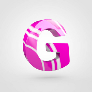 糖果设计的大写字母 G