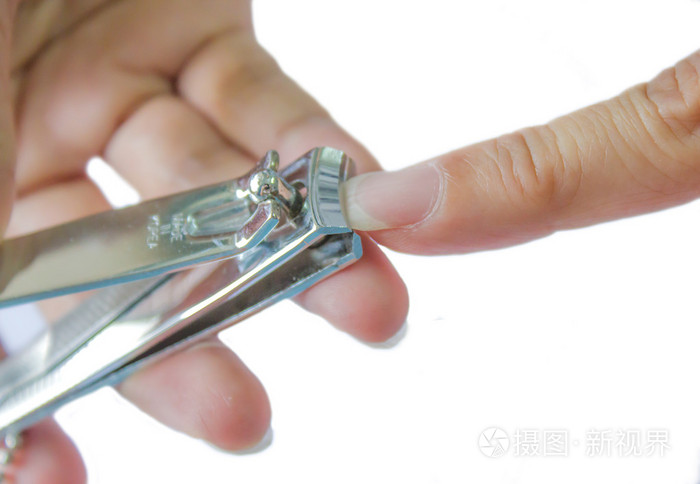 手用指甲剪指甲