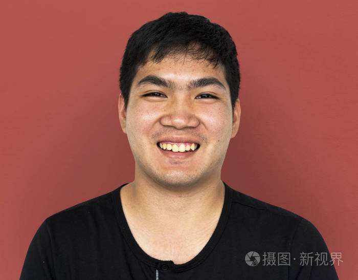 成人亚洲种族的人脸