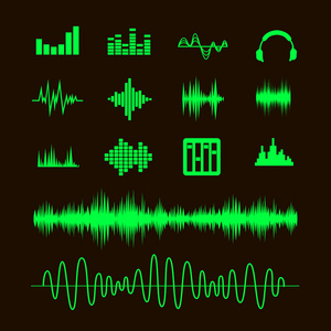 波形图片 波形素材 波形插画 摄图新视界