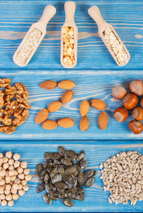 产品和成分中含有锌, 矿物质, 膳食纤维照片