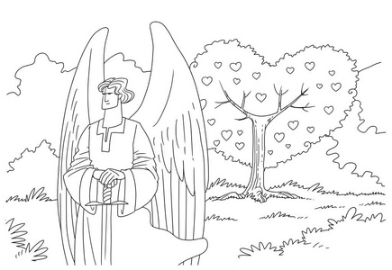 伊甸园图片-伊甸园素材-伊甸园插画-摄图新视界