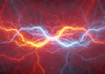 电气闪电背景照片