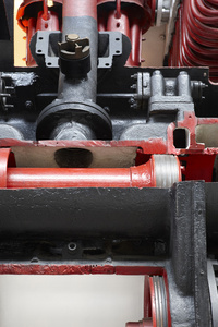 蒸气机车机械活塞泵节详细图片