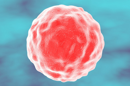 肠病毒对彩色背景照片