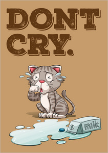 不做推销做不 cy 打翻的牛奶成语照片