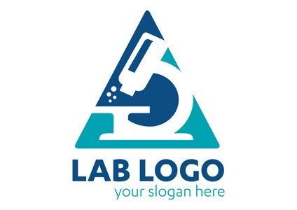 矢量显微镜标志图片