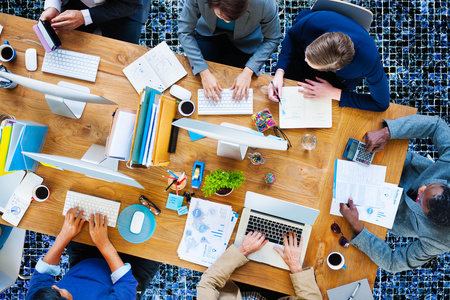 企业团队的概念照片