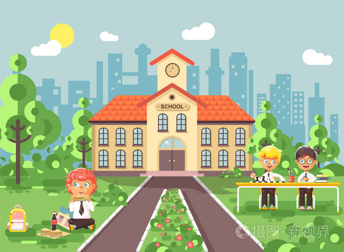 矢量图儿童字符男生学生学徒同学玩象棋晚餐午餐 看书做作业学校建设体育馆为男孩背景在平面样式插画 正版商用图片0diypd 摄图新视界 矢量图儿童字符男生学生学徒同学玩象棋晚餐午餐 看书做作业学校建设体育馆为男孩背景在平面样式插画 正版商用图片0diypd 摄图新视界