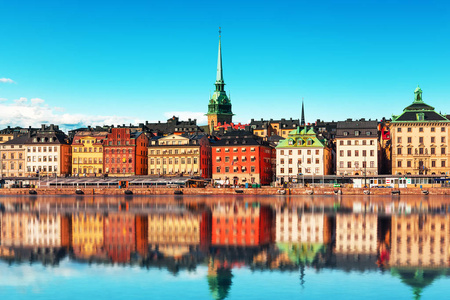 在斯德哥尔摩，瑞典老镇