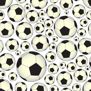 足球和足球球无缝矢量模式 eps10
