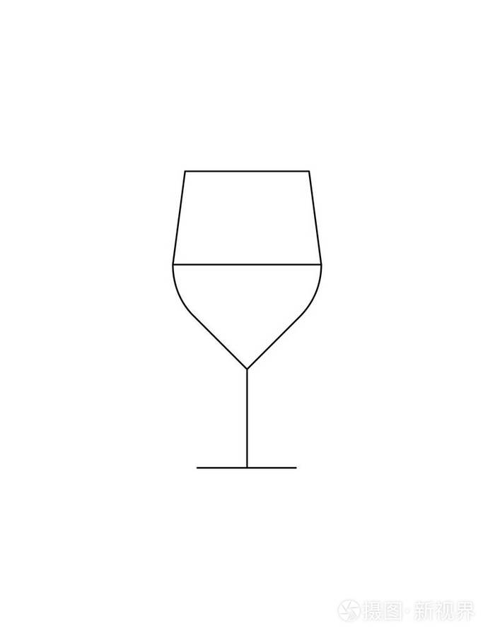 glass 葡萄酒图标插画-正版商用图片0djcxe-摄图新视界