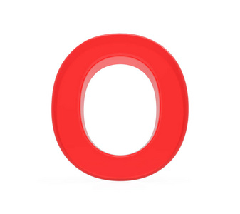 红色字母 O