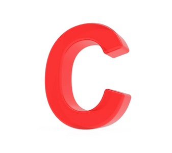 红色字母 c