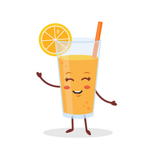 橙汁海报图片