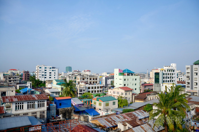 城市景观的曼德勒