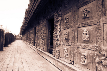 具有里程碑意义巴加亚 kyauang 寺