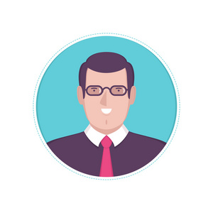 情系无锡毛笔字商人肖像图标照片