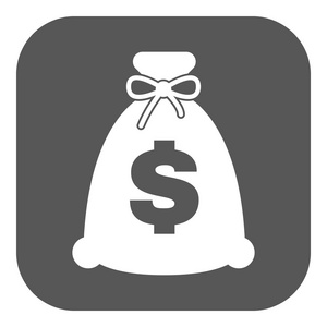 钱袋子图标.现金和金钱,财富,付款符号.单位照片