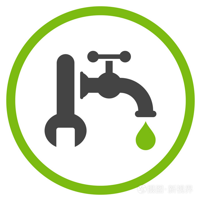 水暖平面矢量图标