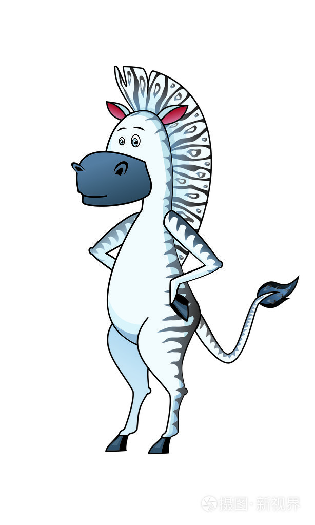 在非洲风格的斑马