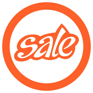 出售标志红色背景贴纸矢量图片