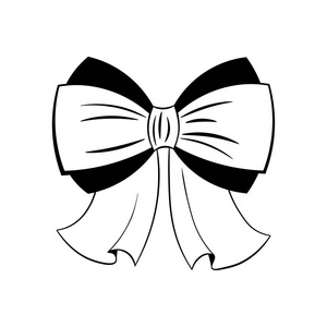 轮廓风格矢量符号股票插画网站可爱的独角兽和蝴蝶黑色轮廓着色