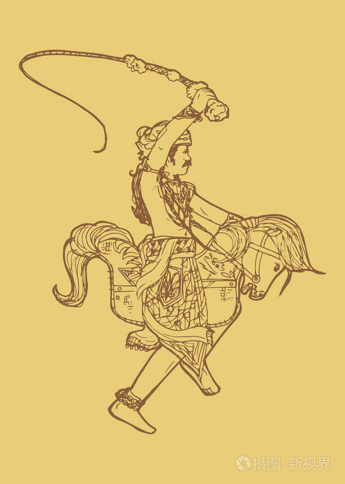 来自爪哇塔里的印尼传统舞蹈