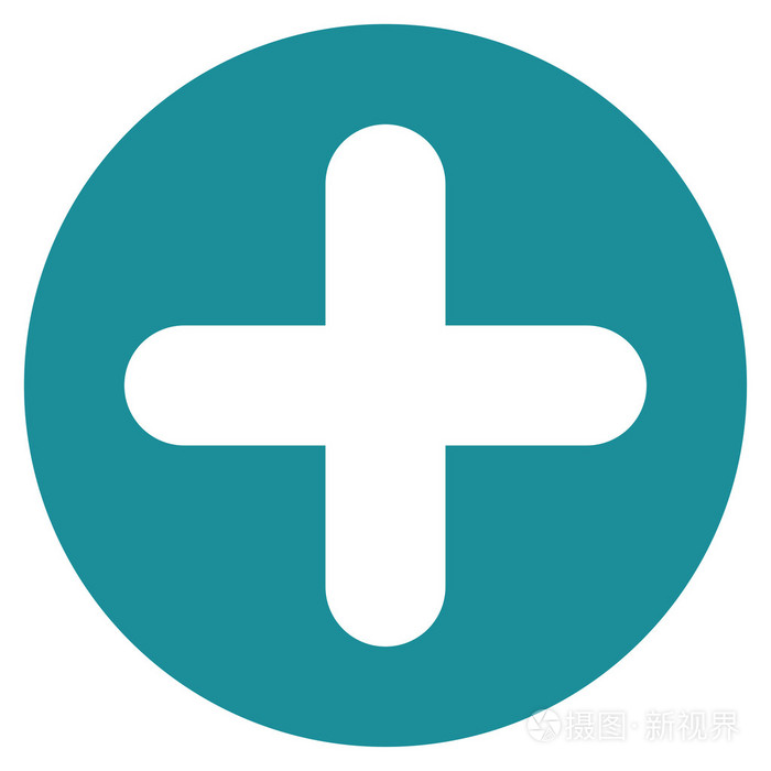 创建平面软蓝色图标