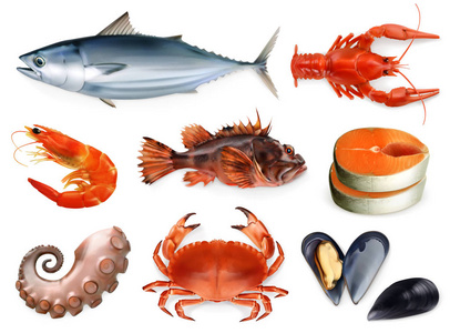 各种类型的海鲜宴图片