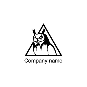 猫头鹰 logo 与地方为公司名称