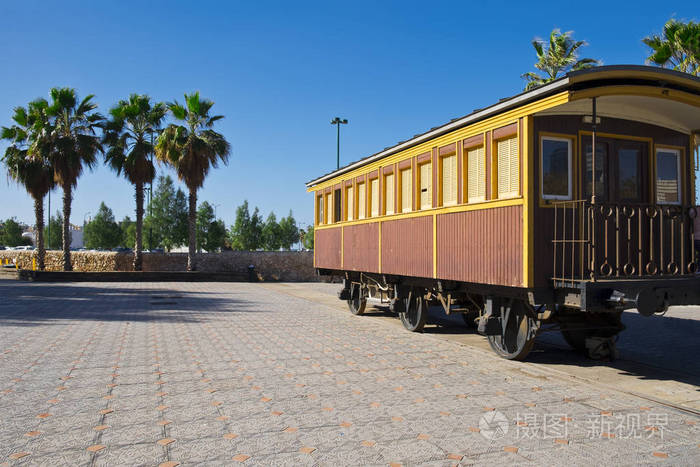 在以色列的复古铁路运输