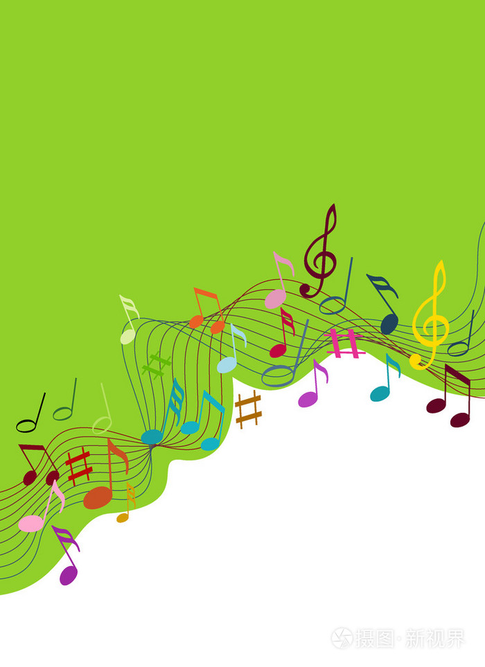 颜色的音符
