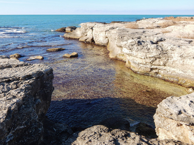 里海岩石海岸