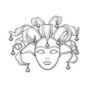 手绘舞会面具图片-手绘舞会面具素材-手绘舞会面具插画-摄图新视界
