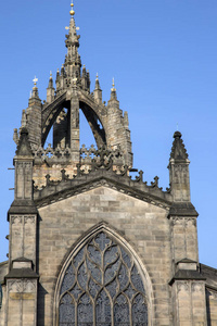 圣贾尔斯大教堂皇家一英里Lawnmarket爱丁堡