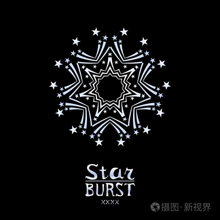 复古嬉皮士矢量单色徽章标签或标志