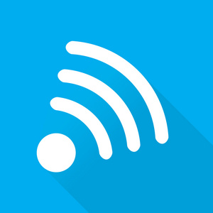 无线数据传输.矢量图照片